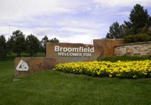 Broomfield, CO Welcome Sign